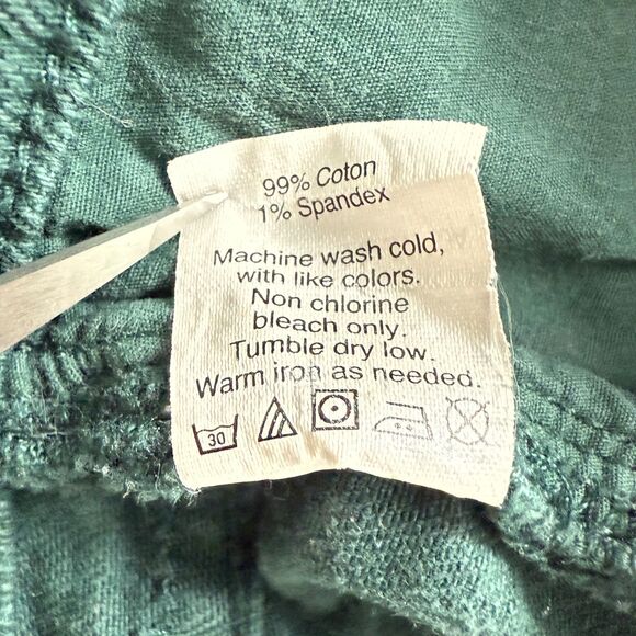 J Crew Women's Green Denim Skinny Jeans Stretch Zipper Front Pockets Size 30 - Picture 5 of 11